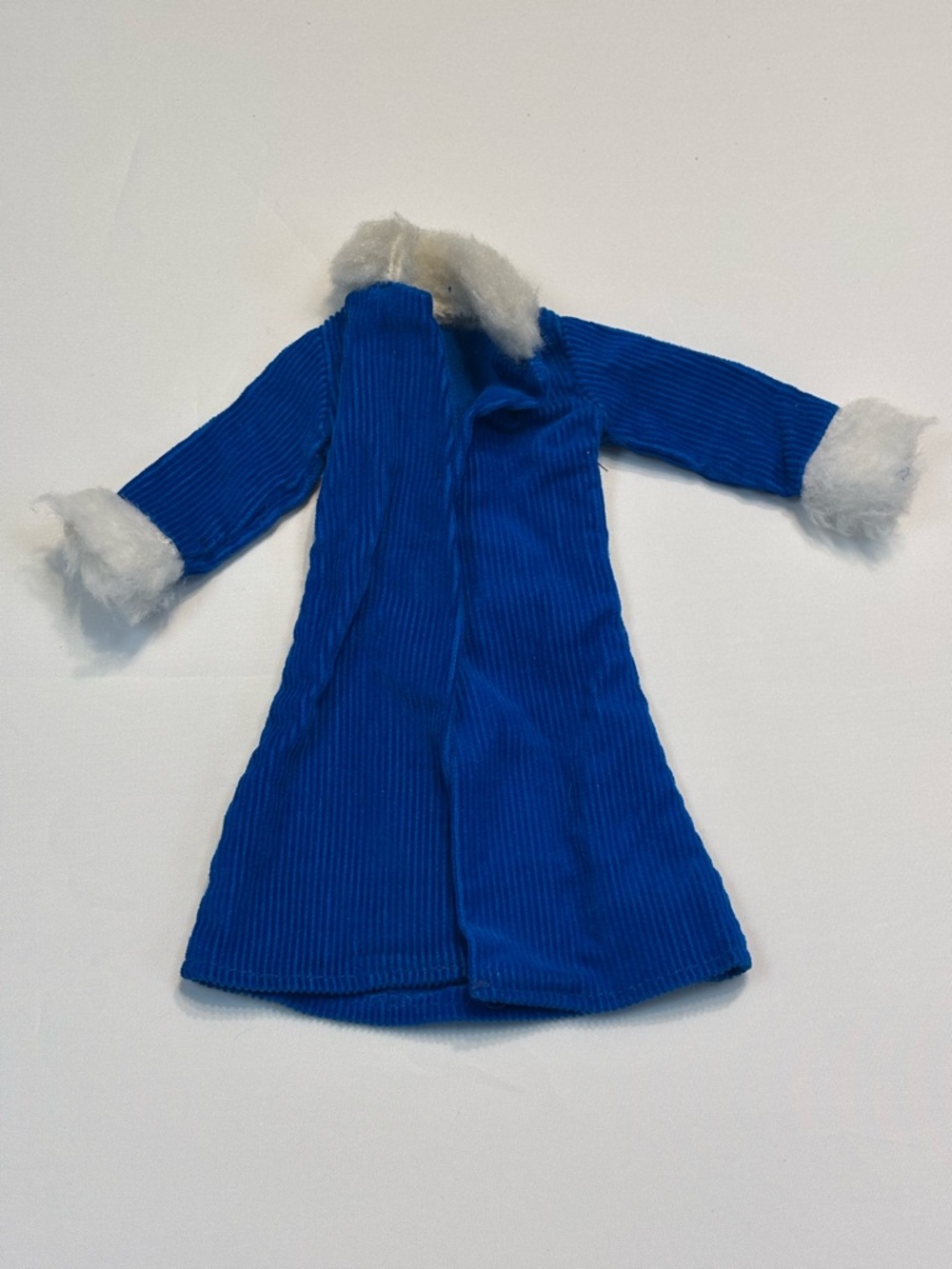 vintage 1980 Barbie corduroy coat, from the Mattel Happy Family line